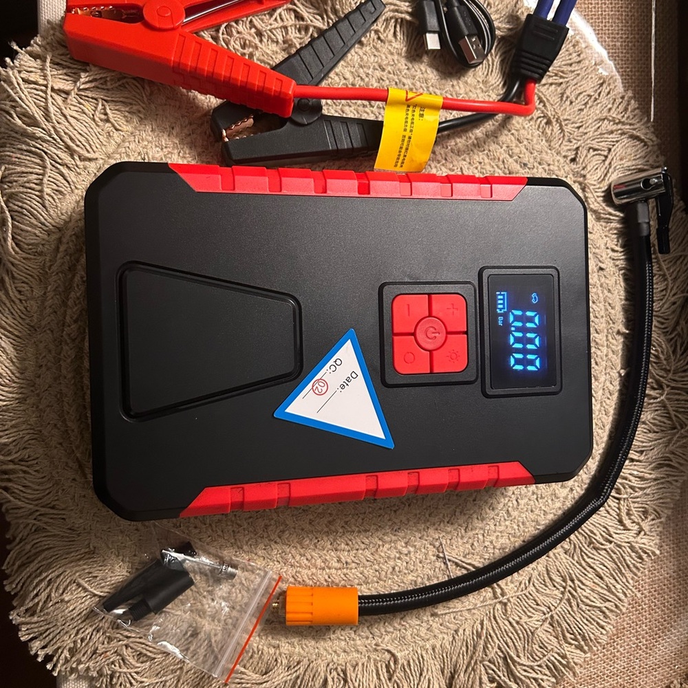 ‼️SOLD‼️ Portable Car Jump Starter/Air Compressor with Digital Display
